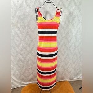rinascimento striped maxi dress size S
